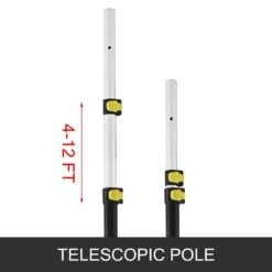 4 Ft. To 12 Ft. Telescopic Pole Saw Blade Length 12 In. Extendable Landscaping Pruning Saw For Trimming Branches -Patio Furniture Shop vevor pruning saws xzj4 2m0000000001v0 4f 1000