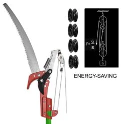 Pole Saws For Tree Trimming 26 Ft. With Blade Length 13.3 In. Pruning Saws Alloy Steel Tree Pruner Tree Trimmers -Patio Furniture Shop vevor pruning saws xzj8m000000000001v0 1f 1000