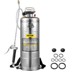 3.5 Gal. Stainless Steel Sprayer Adjustable Nozzle Hand Pump Sprayer With Pressure Gauge And Safety Valve For Gardening -Patio Furniture Shop vevor pump sprayers pwqbxg12l00000001v0 31 1000
