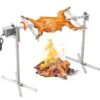 Electric BBQ Rotisserie Grill Kit, 46 In. 90 Lbs. Capacity, Automatic 42 Watt Height Adjustable Universal Stand, Kit -Patio Furniture Shop vevor rotisseries ddxzkj46inchg2dvev1 64 1000