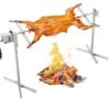 Electric BBQ Rotisserie Grill Kit 56 In. 132 Lbs. Capacity Automatic 52W Motor Height Adjustable Universal Roaster Stand -Patio Furniture Shop vevor rotisseries ddxzkj56inchgme8rv1 64 1000