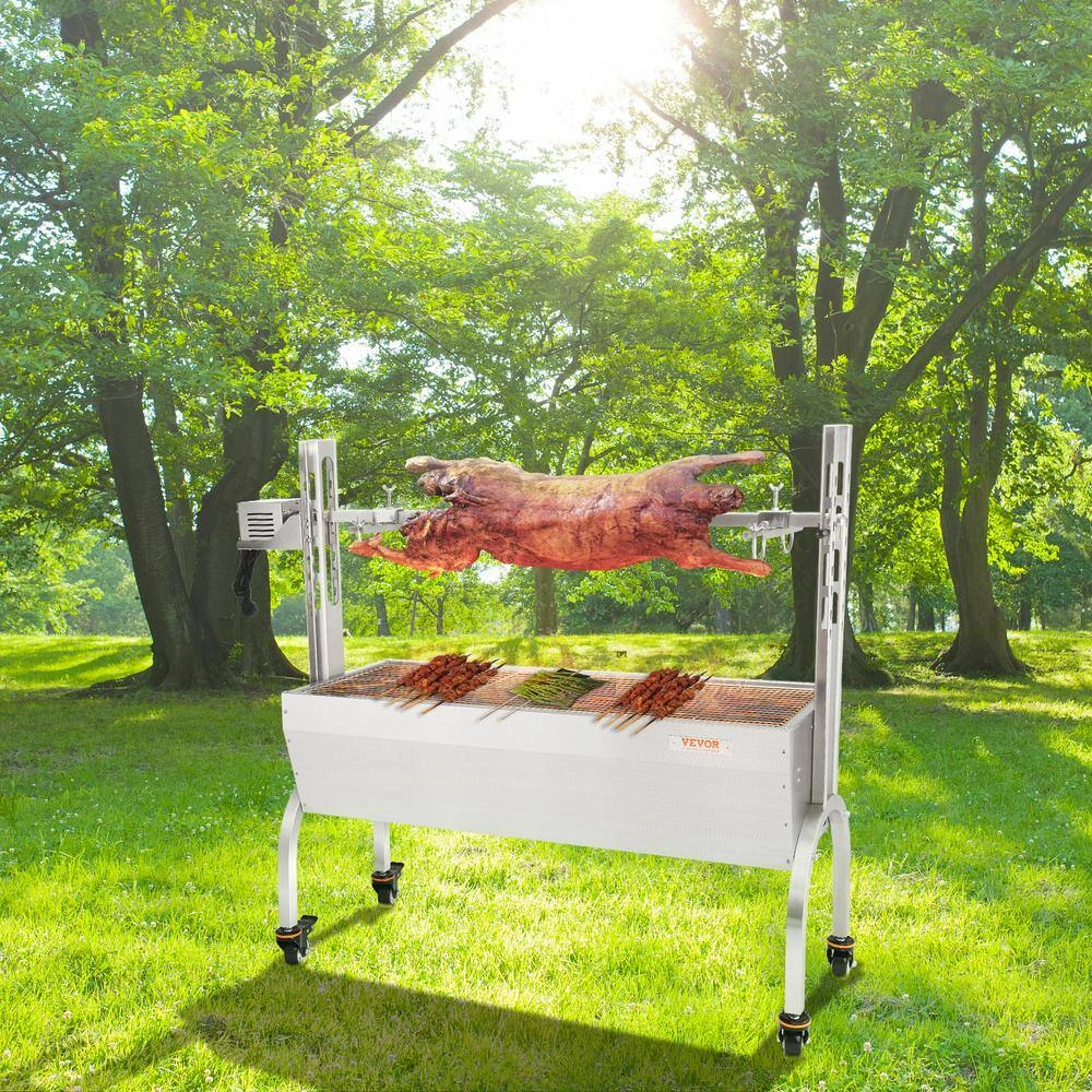 Stainless Steel Rotisserie Grill 46 In. Pig Rotisserie Roaster 50 W Motor Lamb Rotisserie System 10 Stainless Steel Rotisserie Grill 46 In. Pig Rotisserie Roaster 50 W Motor Lamb Rotisserie System - Image 8