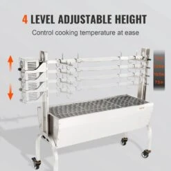 Stainless Steel Rotisserie Grill 46 In. Pig Rotisserie Roaster 50 W Motor Lamb Rotisserie System 12 Stainless Steel Rotisserie Grill 46 In. Pig Rotisserie Roaster 50 W Motor Lamb Rotisserie System -Patio Furniture Shop vevor rotisseries hlkd4650w60kgvpl0v1 4f 1000