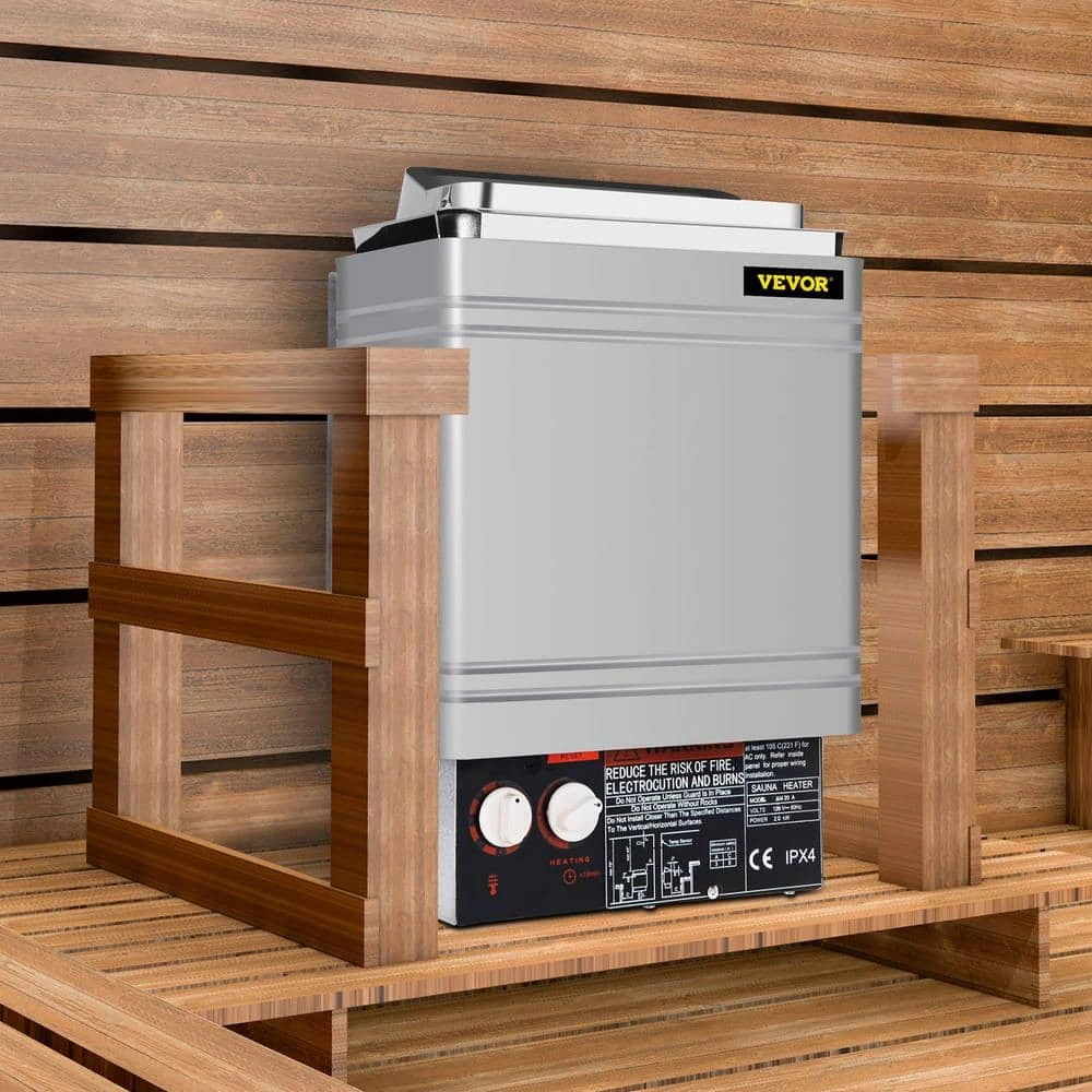 2,000-Watt Sauna Heater 110-Volt -120-Volt Dry Steam Bath Stove With Internal Controller For Spa Sauna Room 10 2,000-Watt Sauna Heater 110-Volt -120-Volt Dry Steam Bath Stove With Internal Controller For Spa Sauna Room - Image 8