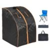 Portable Sauna Tent 1-Person Indoor Metal Frame Material Infrared Sauna 1050-Watt With Foldable Chair Storage Bag 2 Portable Sauna Tent 1-Person Indoor Metal Frame Material Infrared Sauna 1050-Watt With Foldable Chair Storage Bag -Patio Furniture Shop vevor saunas yhwbxssnbss1zhs9bv1 64 1000