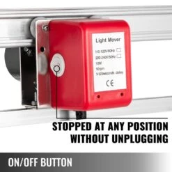 10 R/min Adjustable Indoor Grow Light Mover Track Rail Mover Kit 10.8 Ft. Hydroponic Lighting System For Greenhouse 13 10 R/min Adjustable Indoor Grow Light Mover Track Rail Mover Kit 10.8 Ft. Hydroponic Lighting System For Greenhouse -Patio Furniture Shop vevor specialty garden tools ddzwdgjdg3 3m0001v1 44 1000