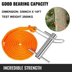 14 Ft. Port Wrap Eye Sling Port Wrap Sling With Stainless Steel 4409 LBS Weight Capacity Friction Device, Sliver -Patio Furniture Shop vevor specialty garden tools fmhjsjbxgds581401v0 1f 1000