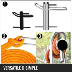 14 Ft. Port Wrap Eye Sling Port Wrap Sling With Stainless Steel 4409 LBS Weight Capacity Friction Device, Sliver -Patio Furniture Shop vevor specialty garden tools fmhjsjbxgds581401v0 44 1000