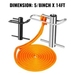 14 Ft. Port Wrap Eye Sling Port Wrap Sling With Stainless Steel 4409 LBS Weight Capacity Friction Device, Sliver -Patio Furniture Shop vevor specialty garden tools fmhjsjbxgds581401v0 76 1000