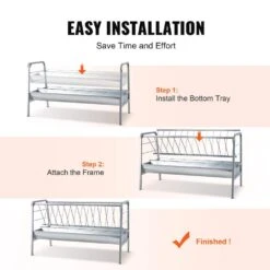 Livestock Hay Feeder, 2 In 1 Grain And Hay Feeder, 80-Gal. Capacity Pasture Feeder, 59 In. Long Goat Hay Feeder -Patio Furniture Shop vevor specialty garden tools scwsq5919633ey63vv0 44 1000