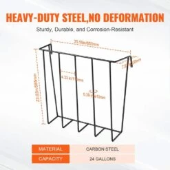 Livestock Hay Feeder, 24 Gal. Large Capacity, Heavy-Duty Steel Goat Hay Rack, 27 In. Long Wall Mounted Horse Hay Holder 12 Livestock Hay Feeder, 24 Gal. Large Capacity, Heavy-Duty Steel Goat Hay Rack, 27 In. Long Wall Mounted Horse Hay Holder -Patio Furniture Shop vevor specialty garden tools scwsqbgssxwsvqem3v0 4f 1000