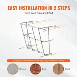Livestock Hay Feeder, 18.5 Gal. Large Capacity, Heavy-Duty Steel Goat Hay Rack, 24.4 In. Long Wall Mounted Hay Holder 15 Livestock Hay Feeder, 18.5 Gal. Large Capacity, Heavy-Duty Steel Goat Hay Rack, 24.4 In. Long Wall Mounted Hay Holder -Patio Furniture Shop vevor specialty garden tools scwsqbgswgws1egm7v0 fa 1000