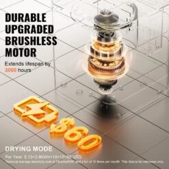 5L Electric Composter For Kitchen Large Smart Countertop Compost Bin Indoor Quiet Electric Kitchen Food Recycler -Patio Furniture Shop vevor stationary composters ydfswdftmdfjmkba3v1 1f 1000