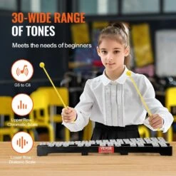 30 Note Percussion Glockenspiel Xylophone Bell Kit With Mallets Drum Sticks And Carrying Bag For Students & Adults -Patio Furniture Shop vevor wind chimes 30yfzqwzjwlxdyzrgv0 4f 1000
