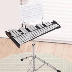 Adults 32 Note Professional Glockenspiel Xylophone Bell Kit With 8 In. Practice Pad Adjustable Stand And Carrying Bag -Patio Furniture Shop vevor wind chimes 32yfzqwzj8lxvktiav0 31 1000