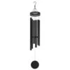 Black Wind Chimes For Outside, 58 In. Deep Tone Wind Chimes With 6 Tubes, Unique Large Memorial Wind Chimes, No Cabinet -Patio Furniture Shop vevor wind chimes jsflhs58inchgtiz3v0 64 1000
