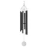 Black Wind Chimes For Outside, 66 In. Deep Tone Wind Chimes With 6 Tubes, Unique Large Memorial Wind Chimes, No Cabinet -Patio Furniture Shop vevor wind chimes jsflhs66inch8uzwqv0 64 1000