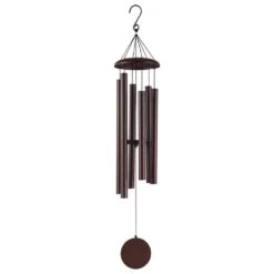 Wind Chimes For Outside, 45 In. Deep Tone Wind Chimes With 6 Tubes, Unique Large Memorial Wind Chimes, No Cabinet