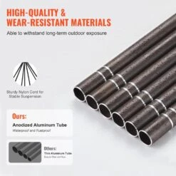 Wind Chimes For Outside, 42in. Deep Tone Wind Chimes With 6-Tubes, Unique Large Memorial Wind Chimes For Anniversary 14 Wind Chimes For Outside, 42in. Deep Tone Wind Chimes With 6-Tubes, Unique Large Memorial Wind Chimes For Anniversary -Patio Furniture Shop vevor wind chimes jsflzs42inchj4lj9v0 44 1000