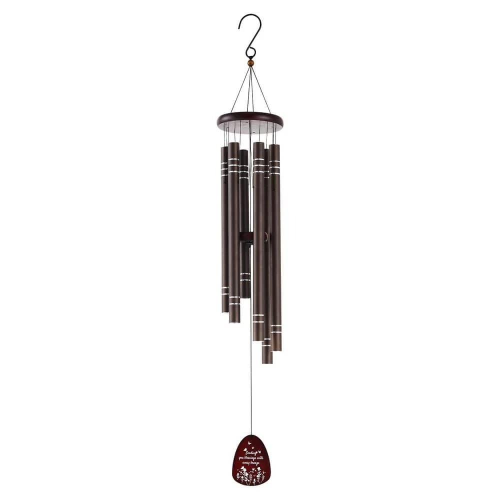 Wind Chimes For Outside, 42in. Deep Tone Wind Chimes With 6-Tubes, Unique Large Memorial Wind Chimes For Anniversary 3 Wind Chimes For Outside, 42in. Deep Tone Wind Chimes With 6-Tubes, Unique Large Memorial Wind Chimes For Anniversary