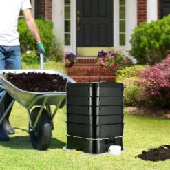 5-Tray Worm Composter 50 L Worm Compost Bin Outdoor And Indoor, Sustainable Design Worm Farm Kit Recycling Food Waste -Patio Furniture Shop vevor worm composters rcsdfx540sppp2dpav0 31 1000