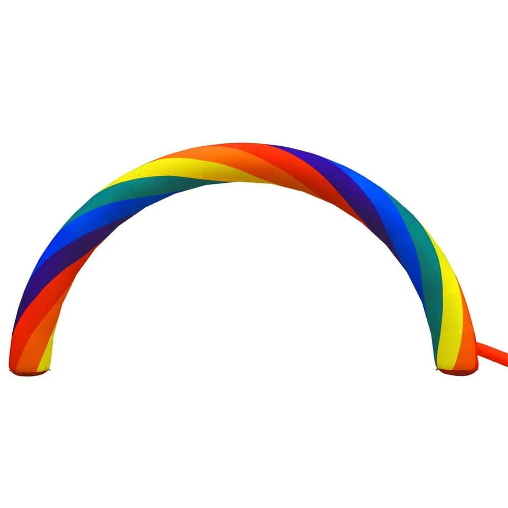 Inflatable Rainbow Arch 26.2 X 10.4 Ft. Inflatable Archway With Blower For Garden 3 Inflatable Rainbow Arch 26.2 X 10.4 Ft. Inflatable Archway With Blower For Garden