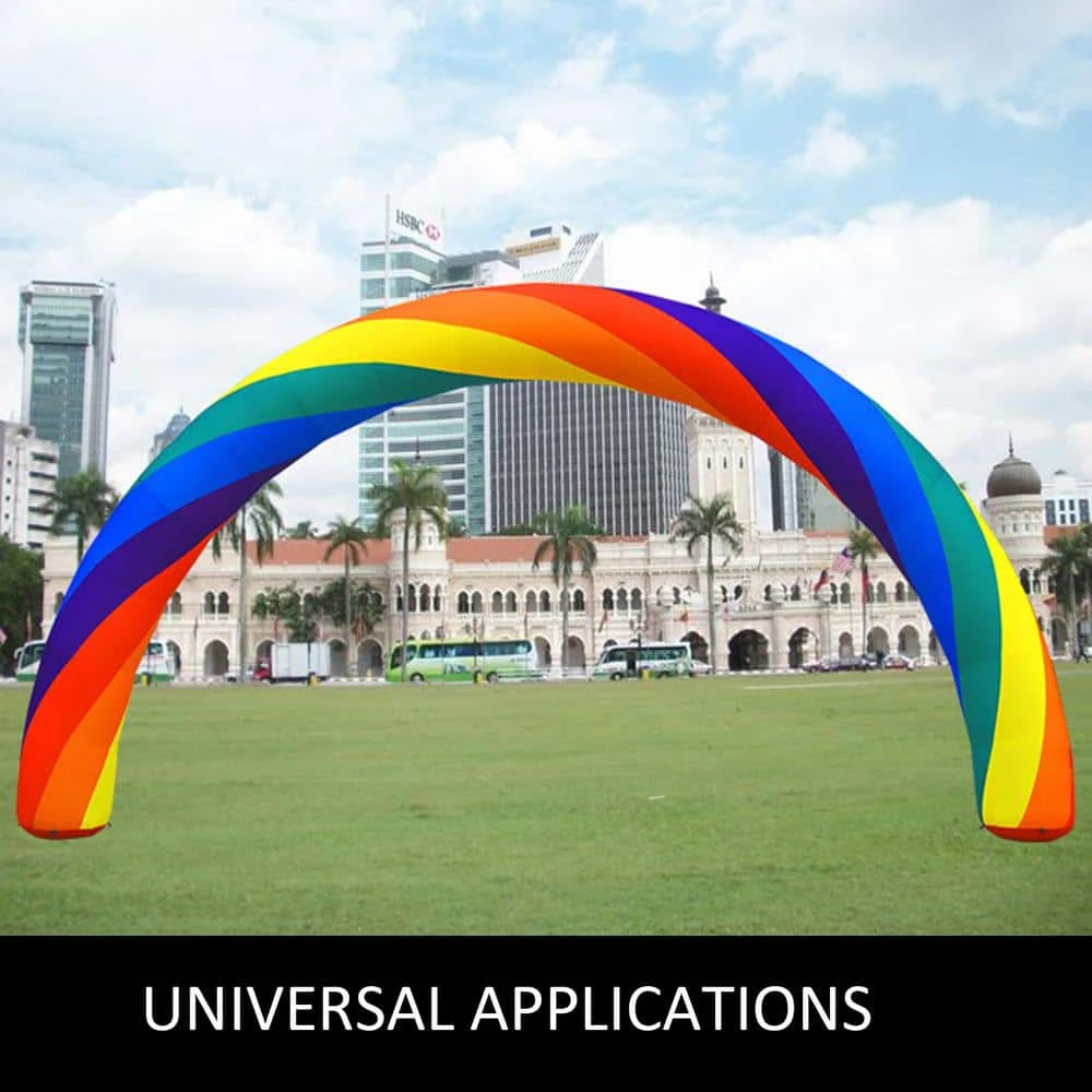 Inflatable Rainbow Arch 26.2 X 10.4 Ft. Inflatable Archway With Blower For Garden 9 Inflatable Rainbow Arch 26.2 X 10.4 Ft. Inflatable Archway With Blower For Garden - Image 7