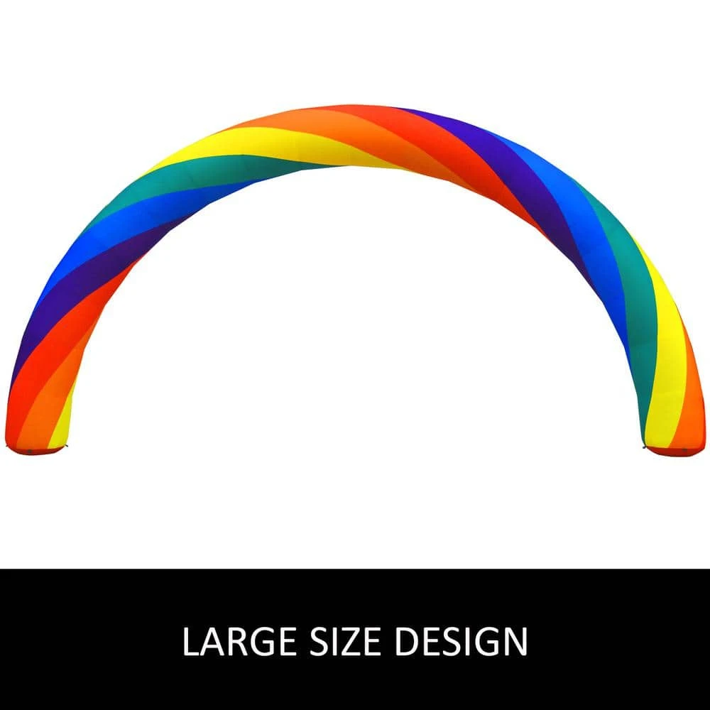 Inflatable Rainbow Arch 26.2 X 10.4 Ft. Inflatable Archway With Blower For Garden 4 Inflatable Rainbow Arch 26.2 X 10.4 Ft. Inflatable Archway With Blower For Garden - Image 2