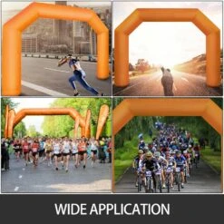 Inflatable Arch 19.5 Ft. W Hexagon Inflatable Arch With Blower Inflatable Archway For Race, Orange 17 Inflatable Arch 19.5 Ft. W Hexagon Inflatable Arch With Blower Inflatable Archway For Race, Orange -Patio Furniture Shop vevor yard inflatables zpjhscqgm00000001v0 76 1000