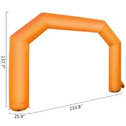 Inflatable Arch 19.5 Ft. W Hexagon Inflatable Arch With Blower Inflatable Archway For Race, Orange 18 Inflatable Arch 19.5 Ft. W Hexagon Inflatable Arch With Blower Inflatable Archway For Race, Orange -Patio Furniture Shop vevor yard inflatables zpjhscqgm00000001v0 d4 1000