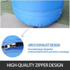 Inflatable Arch Blue 15.1 Ft. W Hexagon Inflatable Arch With Blower Inflatable Archway For Outdoor Advertising Commerce -Patio Furniture Shop vevor yard inflatables zpljxcqgmlsdfjzh1v1 4f 1000