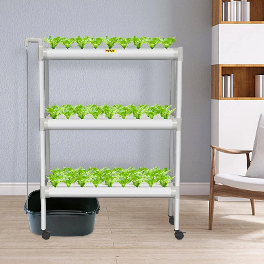Hydroponics Growing System 108-Sites 12-Pipes 3 Layers Hydroponic Kit Vertical Hydroponic Growing System 10 Hydroponics Growing System 108-Sites 12-Pipes 3 Layers Hydroponic Kit Vertical Hydroponic Growing System - Image 8