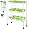 Hydroponics Growing System 54-Sites 6-Food-Grade PVC-U Pipes 3 Layers Indoor Planting Kit With Water Pump, Timer 1 Hydroponics Growing System 54-Sites 6-Food-Grade PVC-U Pipes 3 Layers Indoor Planting Kit With Water Pump, Timer -Patio Furniture Shop white vevor hydroponic systems spzwsz354110vu5div1 64 1000