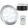 12-Volt LED Pool Light 10 In. 40-Watt RGBW Color Changing Inground Swimming Pool Spa Light Underwater Remote Control 1 12-Volt LED Pool Light 10 In. 40-Watt RGBW Color Changing Inground Swimming Pool Spa Light Underwater Remote Control -Patio Furniture Shop white vevor pool lights mdsycd12v50ylkq3dv9 64 1000