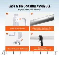 Pool Cover Reel Aluminum Cover Reel 20 Ft. Above Rectangular Swimming Pool Safety Solar Cover Reel Set Fits For 3-20 Ft. -Patio Furniture Shop whites solar pool covers ycgjpdsyc20fr4aqzv0 44 1000