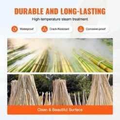 Natural Bamboo Fence Privacy Screen, Eco-Friendly Privacy Bamboo Slat Fence, 6 Ft. H X 13 Ft. L Bamboo Screen Panel -Patio Furniture Shop wood vevor garden fencing zwlftsz13ft69tjs0v0 4f 1000