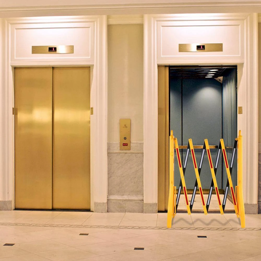 Expandable Mobile Barricade 8.3 Ft. W Plastic Barricade Water Filled Yellow Expandable Safety Barricades, (2-Pieces) 10 Expandable Mobile Barricade 8.3 Ft. W Plastic Barricade Water Filled Yellow Expandable Safety Barricades, (2-Pieces) - Image 8